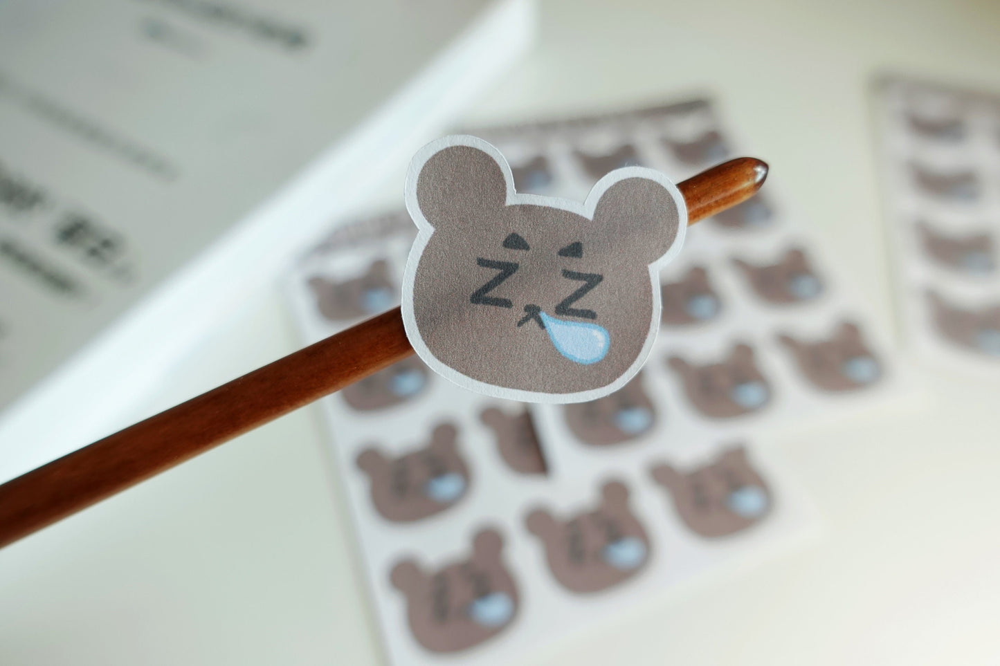 【MATTE | Sticker sheet】- Hinson is tired熊西累累